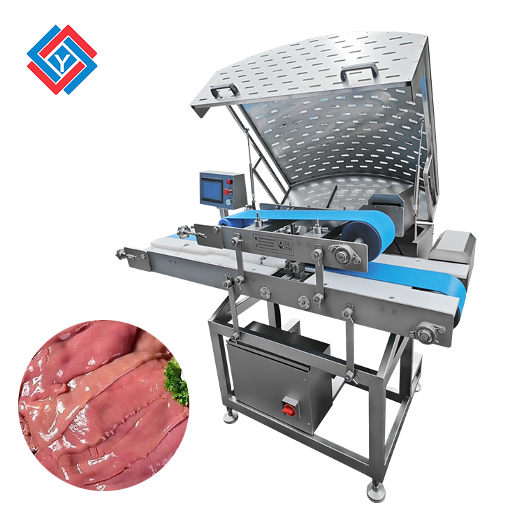 鸡胸肉水平开片机工作原理是什么？